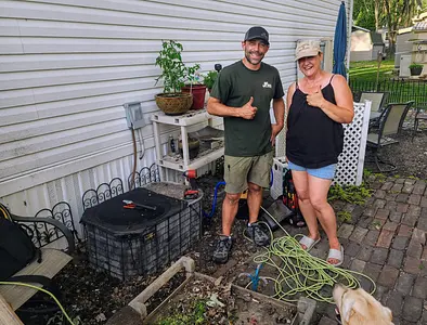 Gutter and Air Conditioner Repaired for a Bay City Woman thumbnail